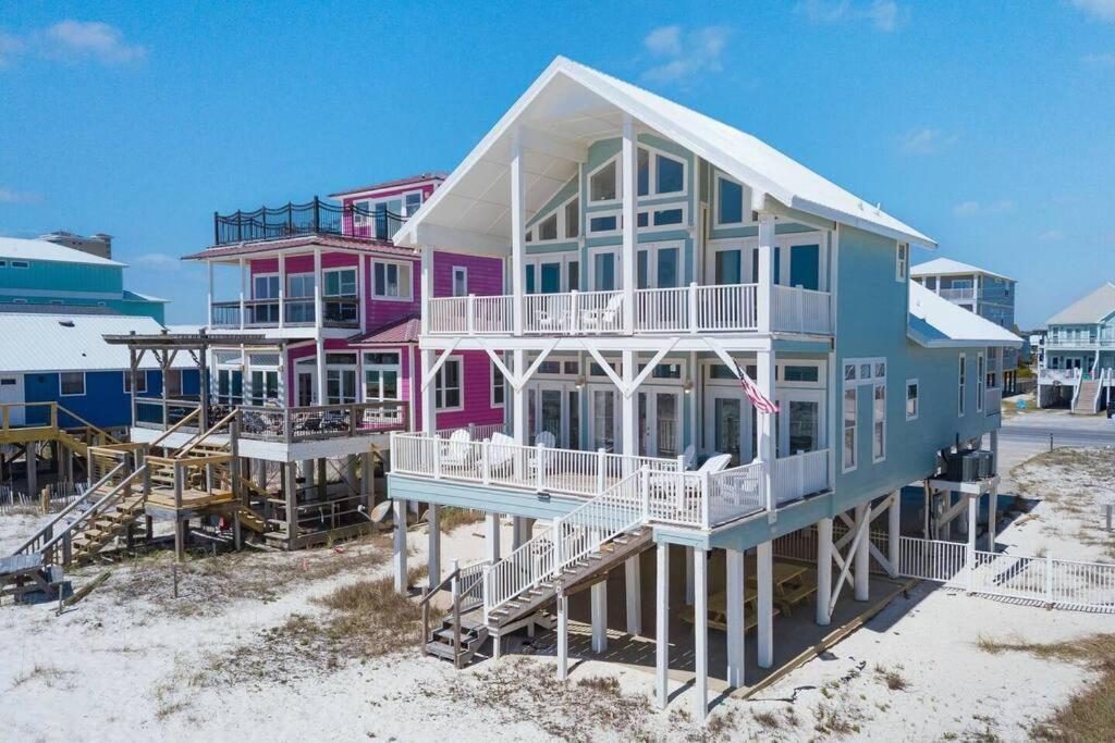 Oceanfront/Zero Steps To Beach/Views/4Br Gulf Shores Dış mekan fotoğraf