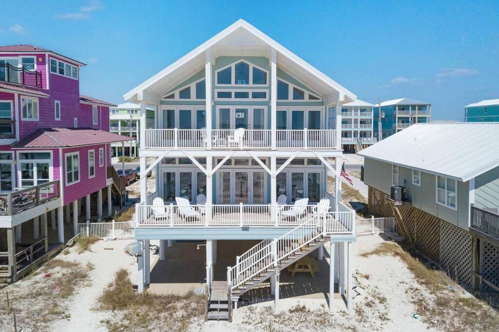 Oceanfront/Zero Steps To Beach/Views/4Br Gulf Shores Dış mekan fotoğraf