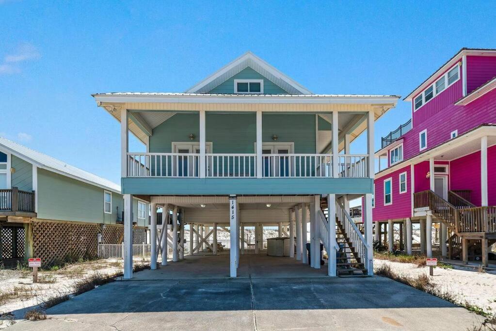 Oceanfront/Zero Steps To Beach/Views/4Br Gulf Shores Dış mekan fotoğraf